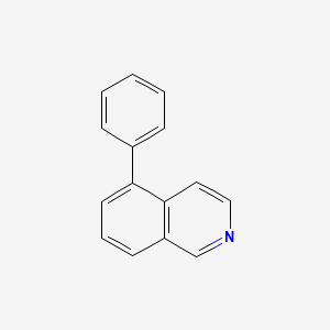 molecular formula C15H11N B8574495 5-Phenylisoquinoline 