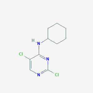 molecular formula C10H13Cl2N3 B8574554 Cyclohexyl-(2,5-dichloro-pyrimidin-4-yl)-amine 