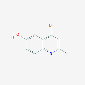 molecular formula C10H8BrNO B8574557 4-Bromo-2-methyl-quinolin-6-ol 
