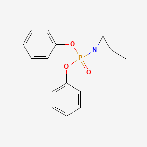 molecular formula C15H16NO3P B8574561 Diphenyl (R)-(2-Methylaziridin-1-yl)phosphonate 