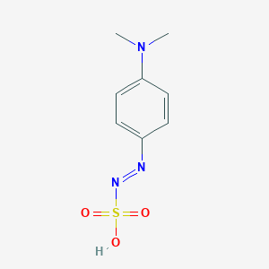 molecular formula C8H11N3O3S B085746 p-Dimethylaminodiazobenzenesulfonic acid CAS No. 150-70-9