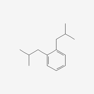 molecular formula C14H22 B8574664 1,2-Bis(2-methylpropyl)benzene CAS No. 96878-97-6