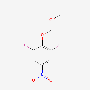 B8574746 1,3-Difluoro-2-(methoxymethoxy)-5-nitrobenzene CAS No. 827628-36-4