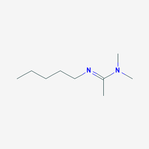 Ethanimidamide, N,N-dimethyl-N'-pentyl-