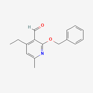 2-(Benzyloxy)-4-ethyl-6-methylpyridine-3-carbaldehyde