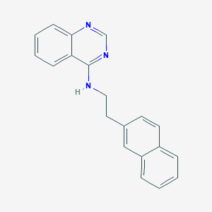 4-Quinazolinamine, N-(2-(2-naphthalenyl)ethyl)-