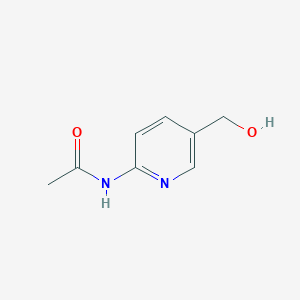 molecular formula C8H10N2O2 B8575012 N-[5-(hydroxymethyl)pyridin-2-yl]acetamide CAS No. 39658-47-4