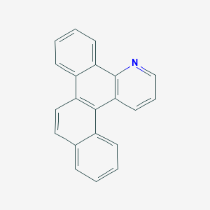 molecular formula C21H13N B085754 BENZO(h)NAPHTHO(1,2-f)QUINOLINE CAS No. 196-79-2