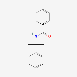 molecular formula C16H17NO B8575484 n-(2-Phenylpropan-2-yl)benzamide CAS No. 82573-53-3