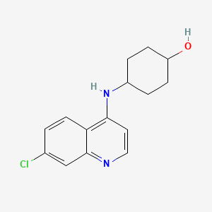 molecular formula C15H17ClN2O B8575507 trans-4-(7-Chloro-quinolin-4-ylamino)-cyclohexanol 
