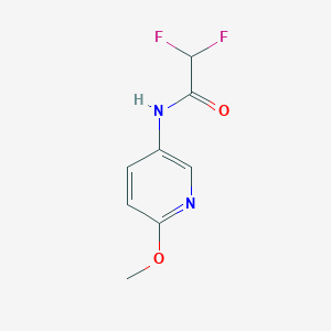 molecular formula C8H8F2N2O2 B8575565 N-(2-Methoxy-5-pyridyl)-difluoroacetamide 
