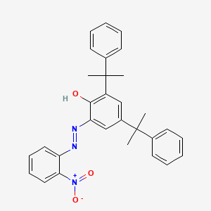 2,4-Bis(1-methyl-1-phenylethyl)-6-((2-nitrophenyl)azo)phenol