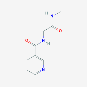 molecular formula C9H11N3O2 B8575763 N-Methylcarbamoylmethyl-Nicotinamide 