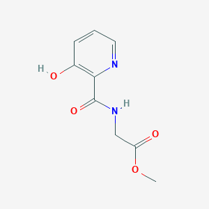 2-[(3-Hydroxy-2-pyridylcarbonyl)amino]acetic acid methyl ester