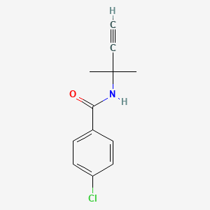4-Chloro-N-(1,1-dimethyl-2-propynyl)benzamide