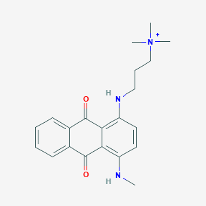 molecular formula C21H26N3O2+ B085758 C.I. Basic Blue 22 CAS No. 12217-41-3
