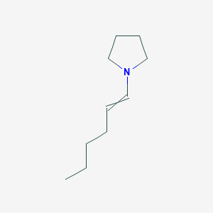1-(Hex-1-EN-1-YL)pyrrolidine