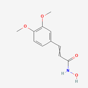 molecular formula C11H13NO4 B8575825 3-(3,4-Dimethoxyphenyl)-2-propenehydroximic acid 