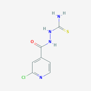 molecular formula C7H7ClN4OS B8575857 1-(2-Chloroisonicotinoyl)thiosemicarbazide 