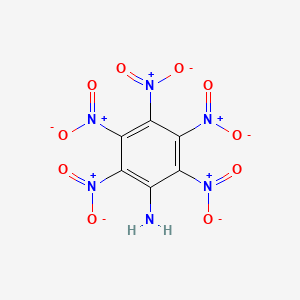 molecular formula C6H2N6O10 B8575861 Pentanitroaniline CAS No. 21985-87-5