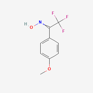 N-[2,2,2-Trifluoro-1-(4-methoxyphenyl)ethylidene]hydroxylamine
