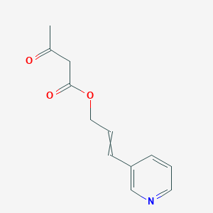 3-(Pyridin-3-yl)prop-2-en-1-yl 3-oxobutanoate