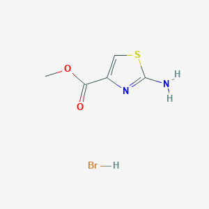 molecular formula C5H7BrN2O2S B8575938 methyl 2-amino-1,3-thiazole-4-carboxylate;hydrobromide 