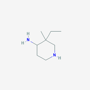 4-Amino-3-ethyl-3-methylpiperidine