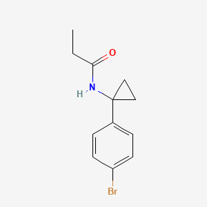 N-[1-(4-bromophenyl)-cyclopropyl]-propionamide
