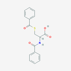 molecular formula C17H15NO4S B8576134 n,s-Dibenzoylcysteine CAS No. 7252-34-8
