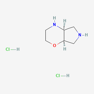 molecular formula C6H14Cl2N2O B8576222 cis-Octahydropyrrolo[3,4-b][1,4]oxazine dihydrochloride 