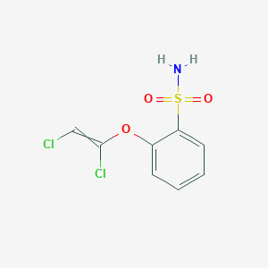 2-[(1,2-Dichloroethenyl)oxy]benzene-1-sulfonamide