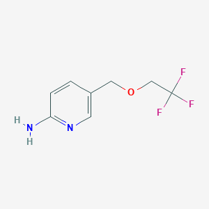 2-Pyridinamine, 5-[(2,2,2-trifluoroethoxy)methyl]-