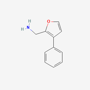 C-(3-Phenylfuran-2-yl)methylamine
