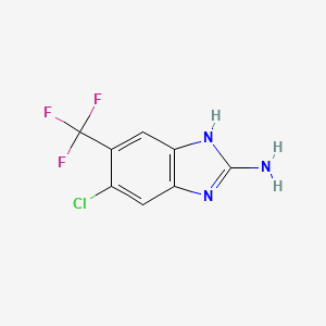 5-Chloro-6-(trifluoromethyl)-1H-benzimidazol-2-amine