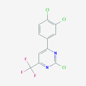 2-Chloro-4-(3,4-dichlorophenyl)-6-trifluoromethylpyrimidine