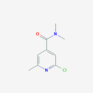2-Chloro-6,N,N-trimethyl-isonicotinamide