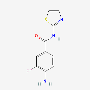 4-Amino-3-fluoro-N-thiazol-2-yl-benzamide