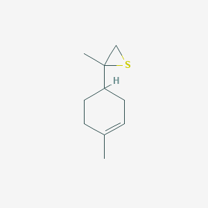 molecular formula C10H16S B8576562 2-Methyl-2-(4-methylcyclohex-3-en-1-yl)thiirane CAS No. 83108-08-1