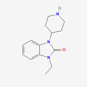 4-(3-Ethyl-2-oxo-1-benzimidazolinyl)piperidine