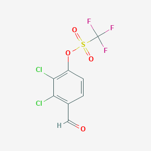 2,3-Dichloro-4-formylphenyl trifluoromethanesulfonate
