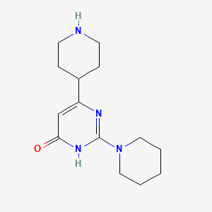6-Piperidin-4-yl-2-piperidin-1-yl-pyrimidin-4-ol