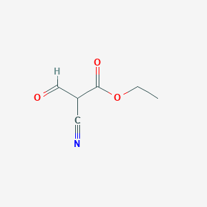 molecular formula C6H7NO3 B8576896 Ethyl -forMylcyanoacetate 