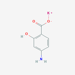 molecular formula C7H6KNO3 B085769 Potassium aminosalicylate CAS No. 133-09-5