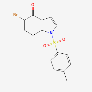 5-Bromo-1-tosyl-4,5,6,7-tetrahydro-1H-indol-4-one