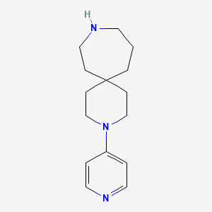 3-(Pyridin-4-yl)-3,9-diazaspiro[5.6]dodecane