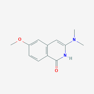 3-(Dimethylamino)-6-methoxyisoquinolin-1-ol