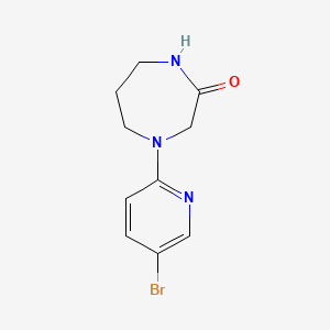 4-(5-Bromopyridin-2-yl)-1,4-diazepan-2-one