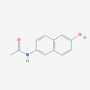 molecular formula C12H11NO2 B8577126 N-(6-Hydroxy-2-naphthyl)acetamide CAS No. 6610-10-2