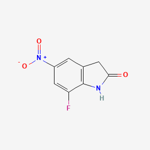 7-fluoro-5-nitro-1,3-dihydro-2H-indol-2-one